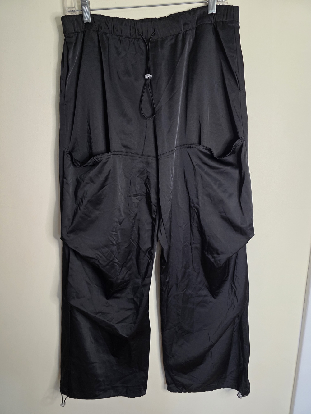 Zara Black Oversized Cargo Pants